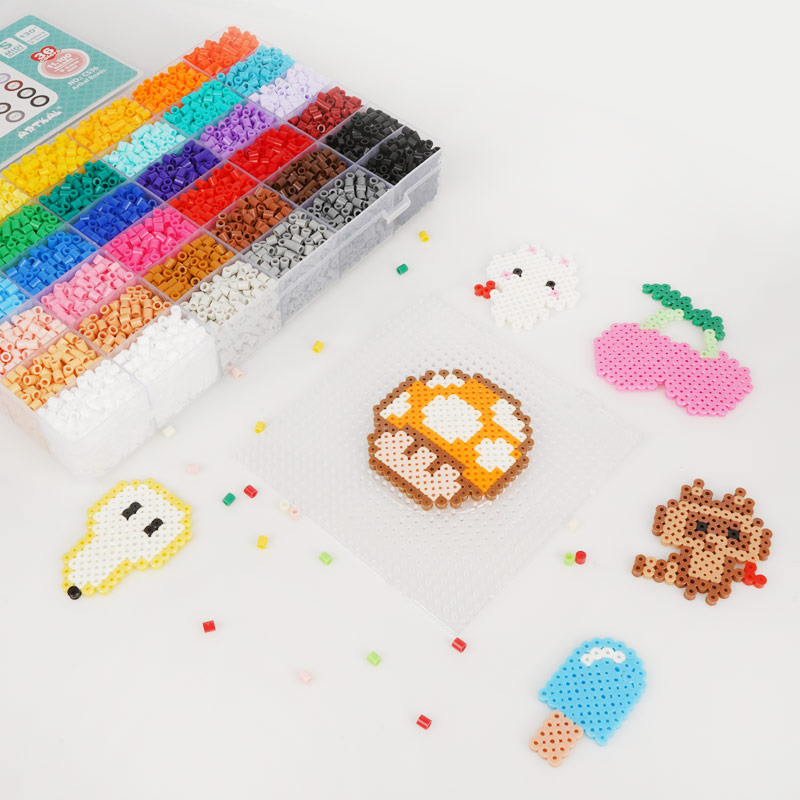 500g/lot 48 color can choose 5mm Hama Beads diy toy food grade Pearly Perler  Iron
