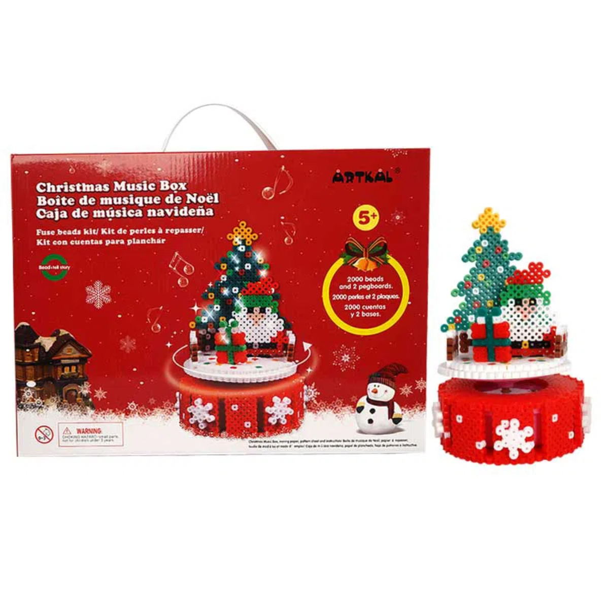 Christmas Music Box Fuse Bead Set1_看图王