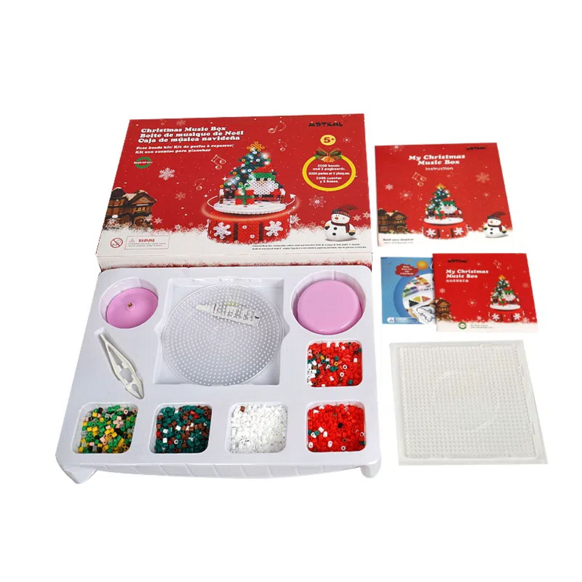 Christmas Music Box Fuse Bead Set4_看图王