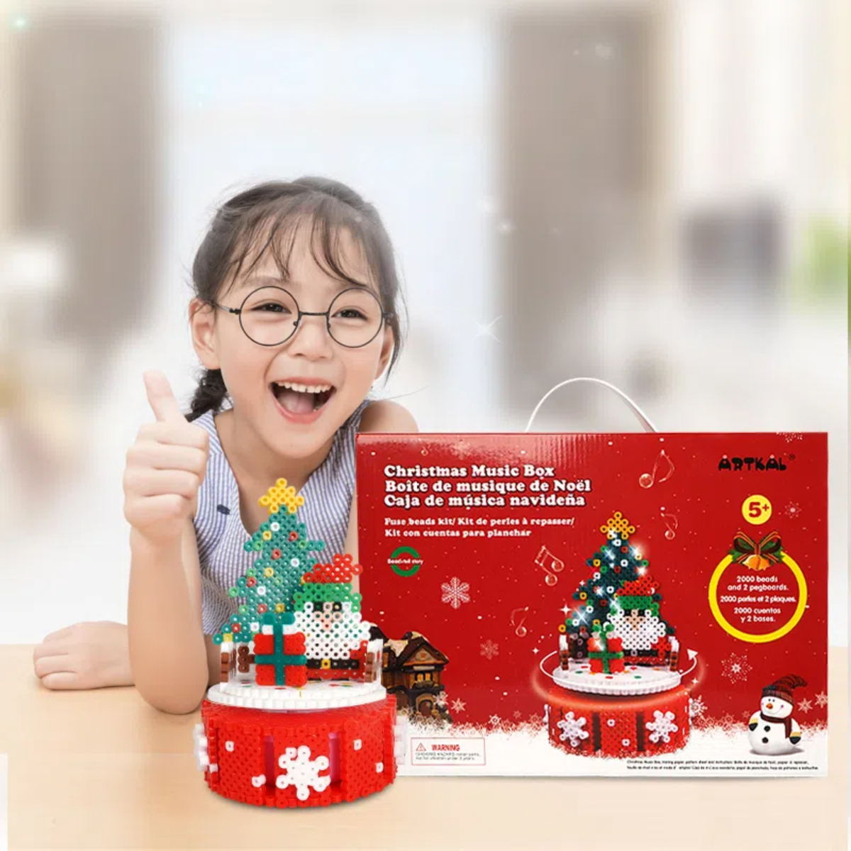 Christmas Music Box Fuse Bead Set5_看图王